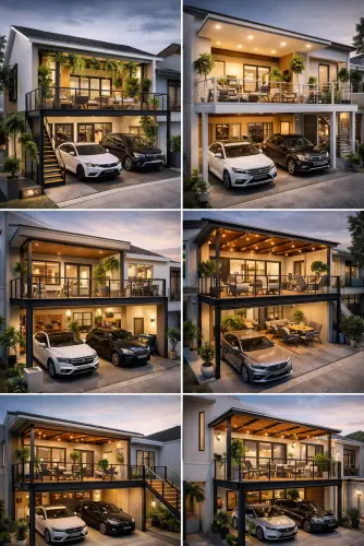 Mezannine Teras Rumah Keren di Harapan Indah